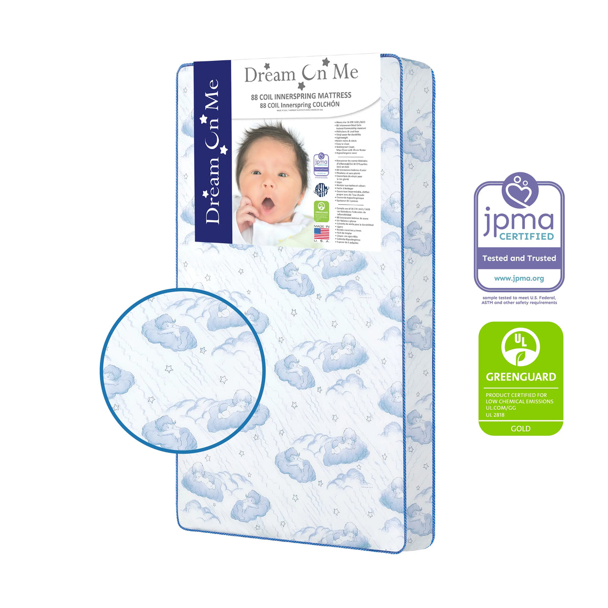 5 88 Coil Crib & Toddler Mattress Y793605