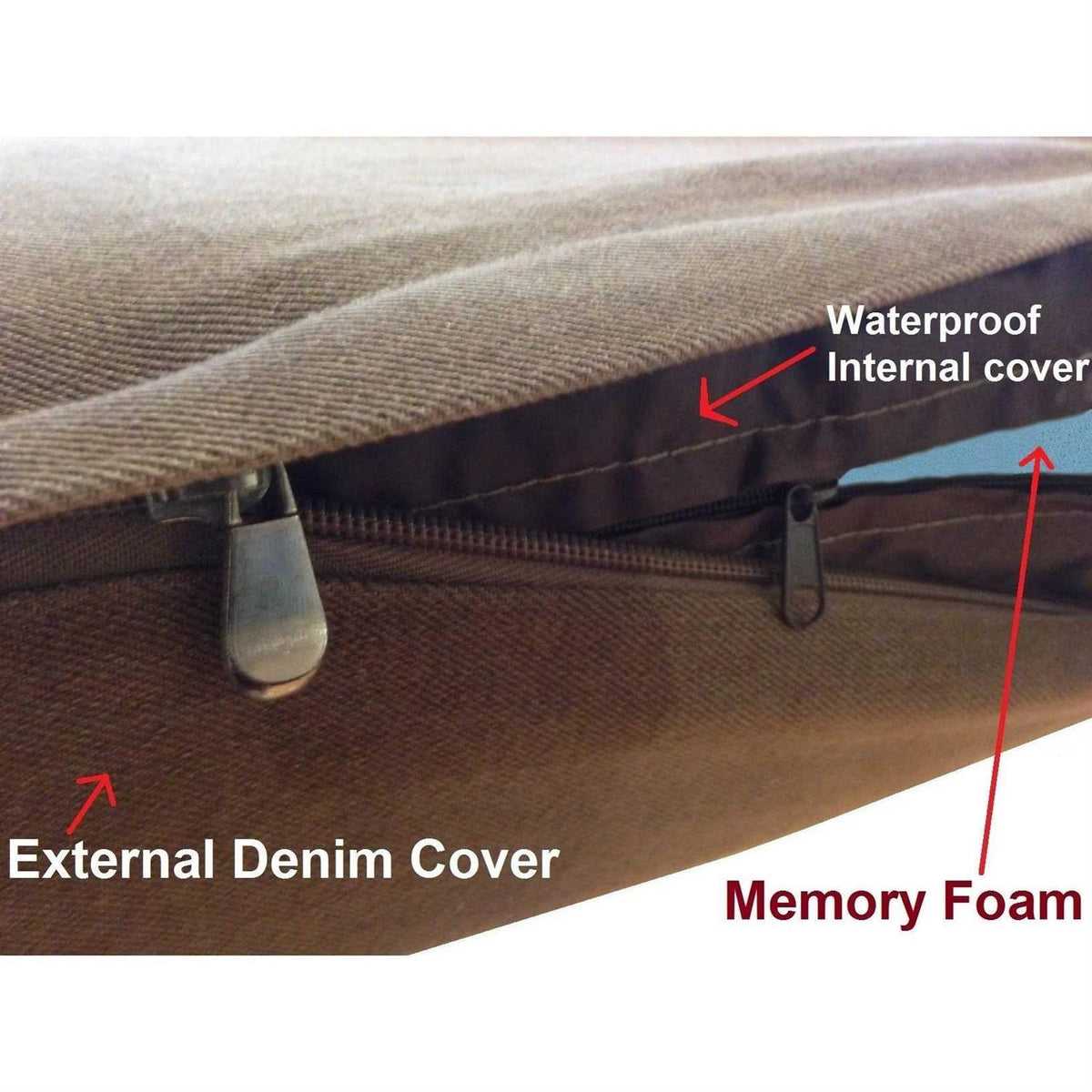 Orthopedic Gel Memory Foam Dog Bed Large M40840