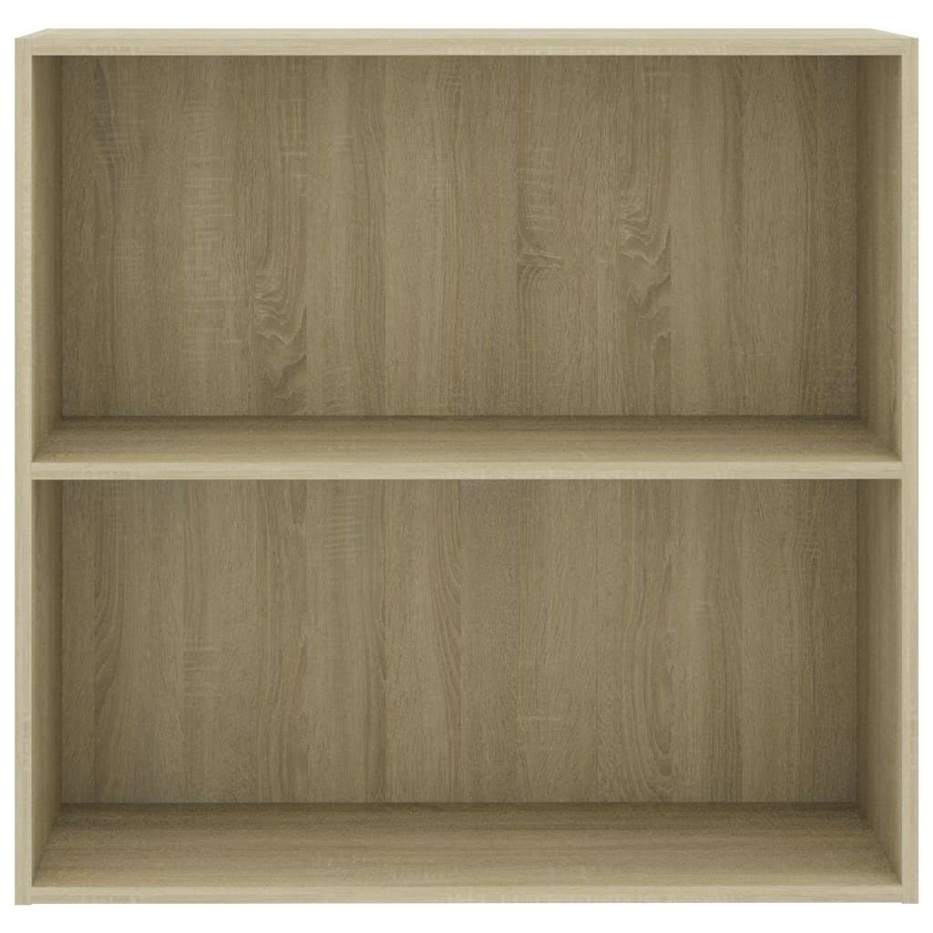 2-Tier Book Cabinet Sonoma Oak Chipboard J82247