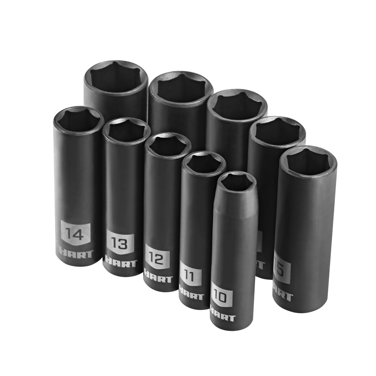10-Piece 3/8-inch Drive MM Impact Socket Set M286811