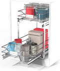 2-Tier Pull Out Cabinet Organizer H259