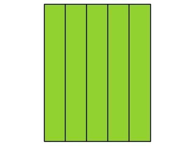 Laser Label Sheet, Fluorescent Green Flat Sheet and Pre-Die Cut Labels S92989