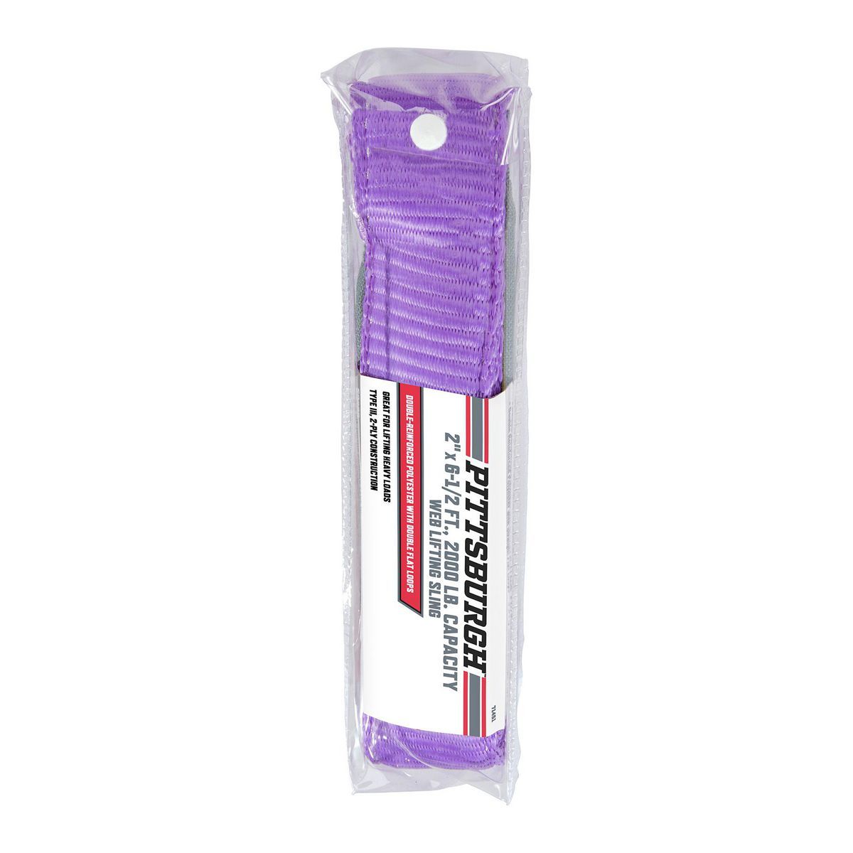 2 in. x 6 ft. 2000 lb. Capacity Web Lifting Sling O86138