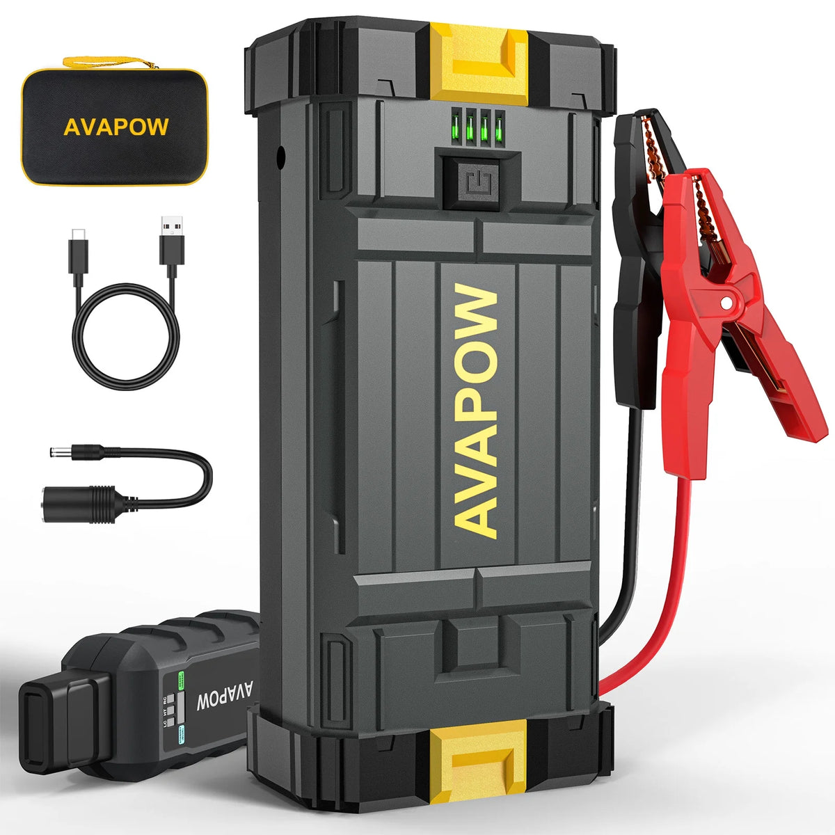4000A Peak 12V Portable Car Jump Starter with LED Light R30671
