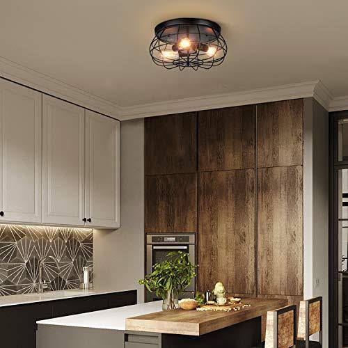 Vintage Semi Flush Mount Ceiling Light S1742