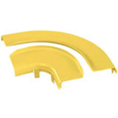 Yellow ABS Plastic Cable Raceway Right Angle Fitting S71841