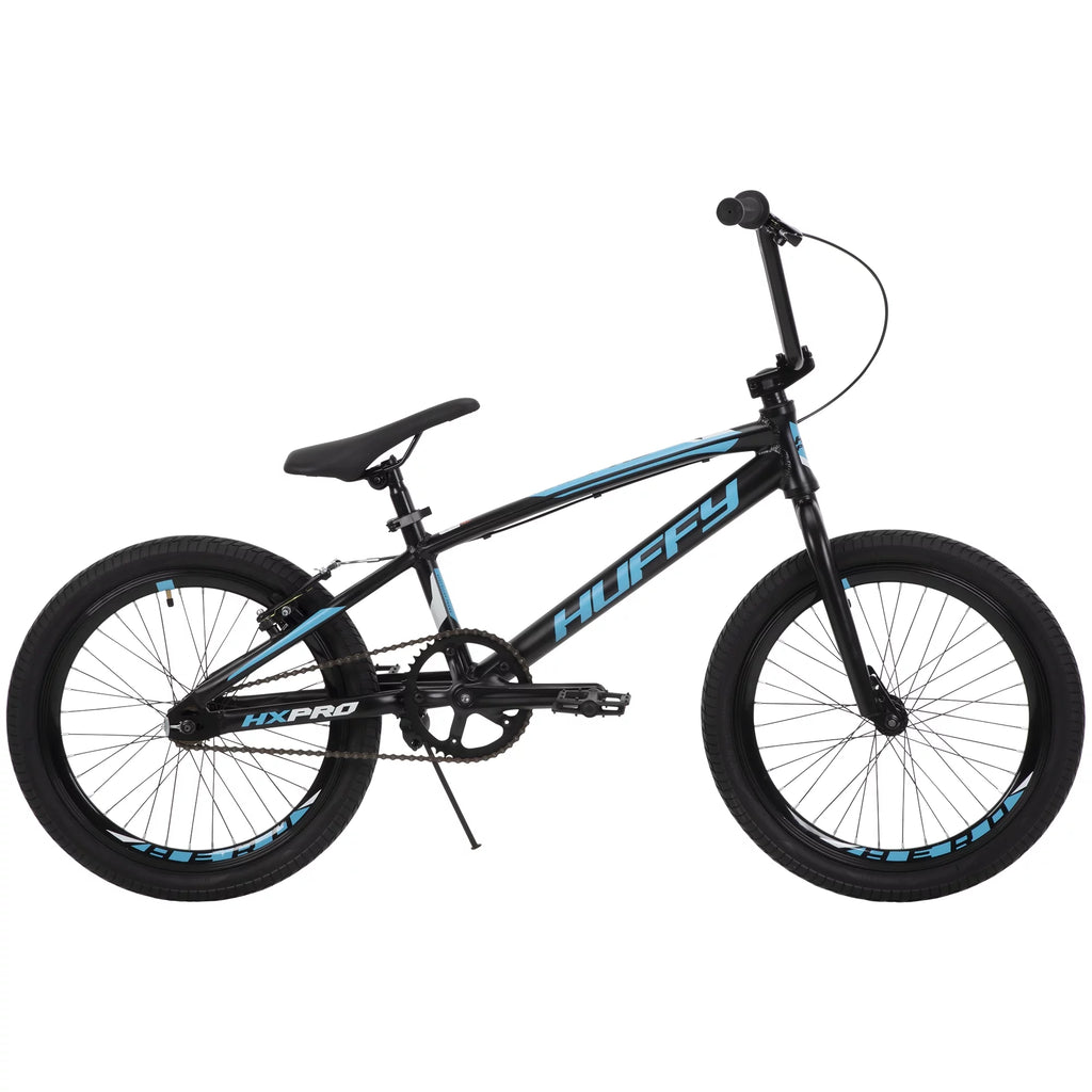 20-inch BMX Bike Black with Teal Aluminum Frame M1202