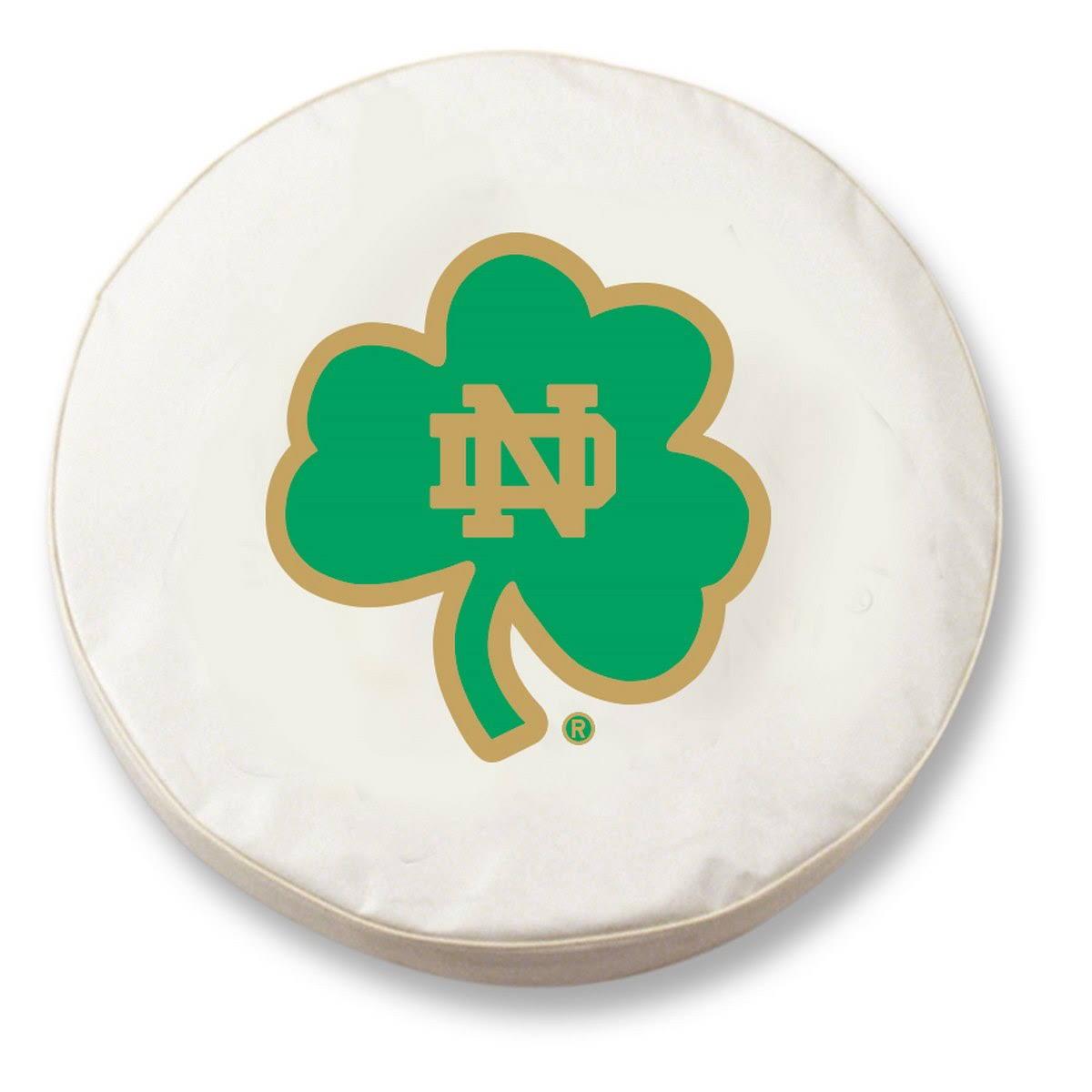 White Shamrock Fitted Car Tire Cover U1768