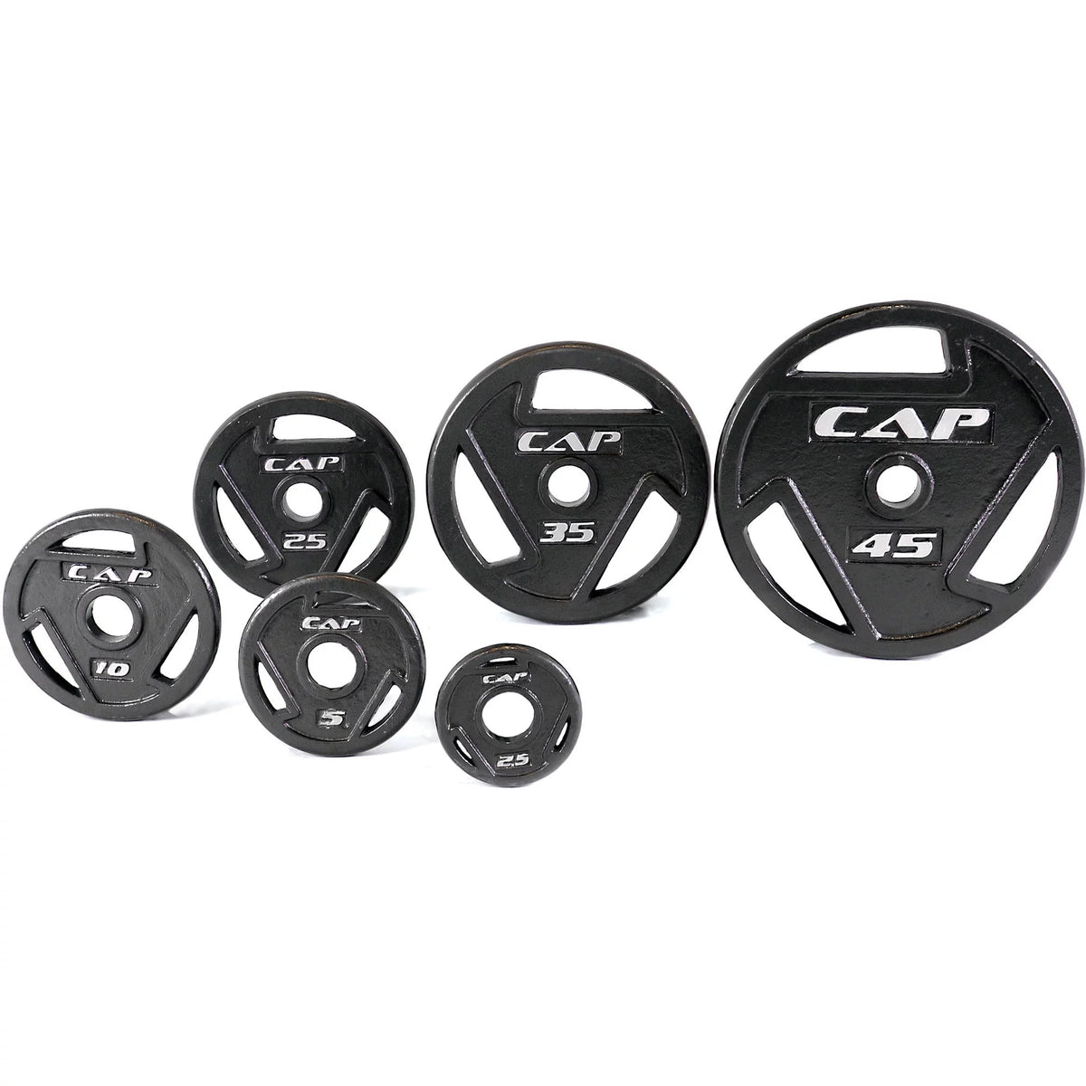 2.5 lb Black Olympic Grip Plate A4751
