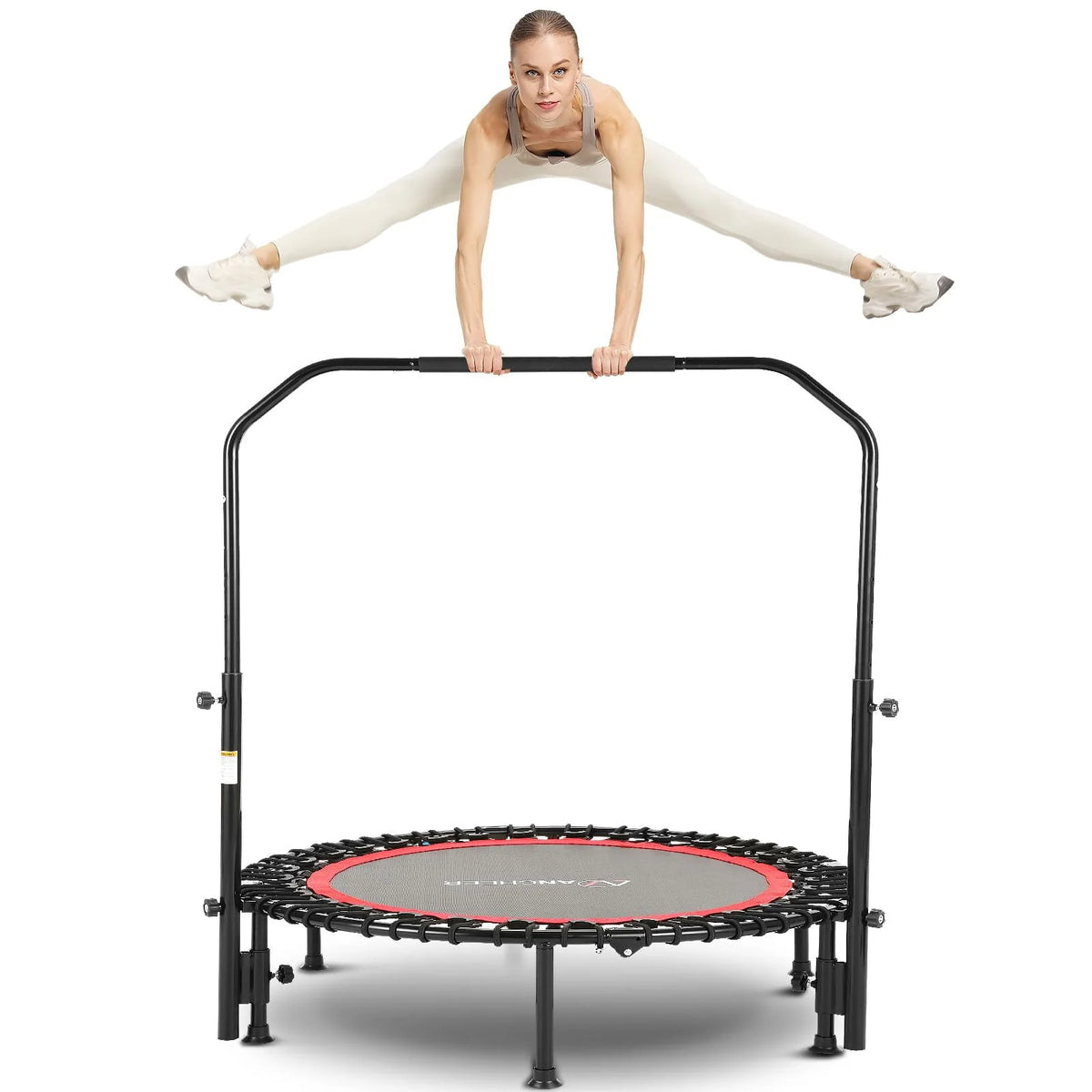 Foldable Mini Trampoline with Bungees U434918
