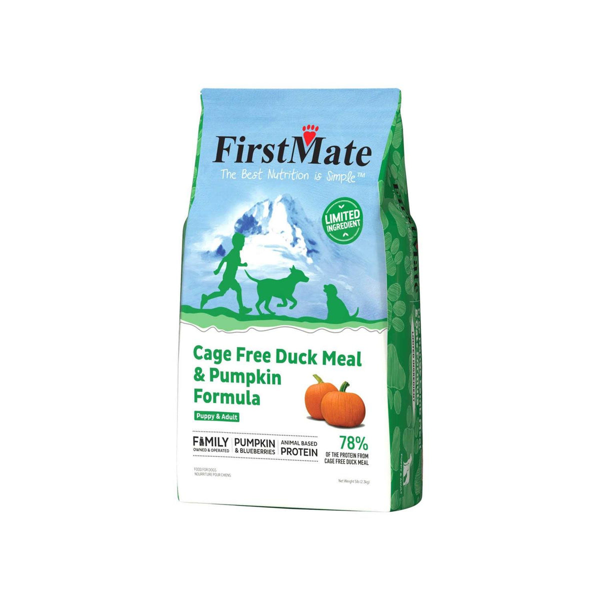 Limited Ingredient Cage-Free Duck Meal & Pumpkin Formula Dry Dog Food K153