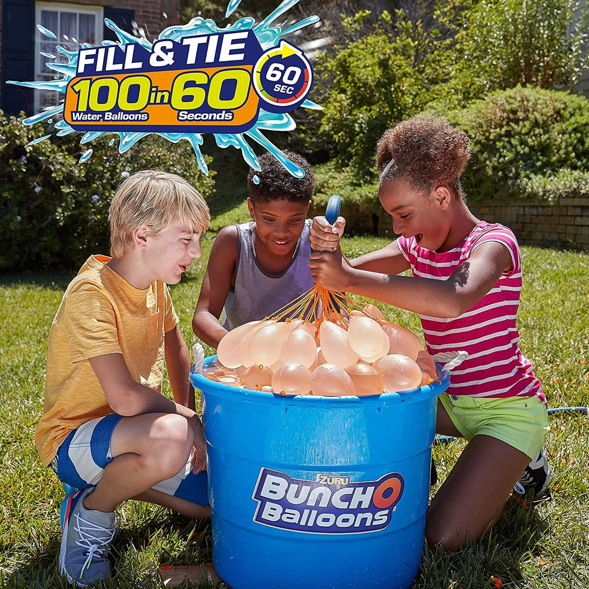 100 Rapid-Filling Self-Sealing Water Balloons 3 Pack P54524