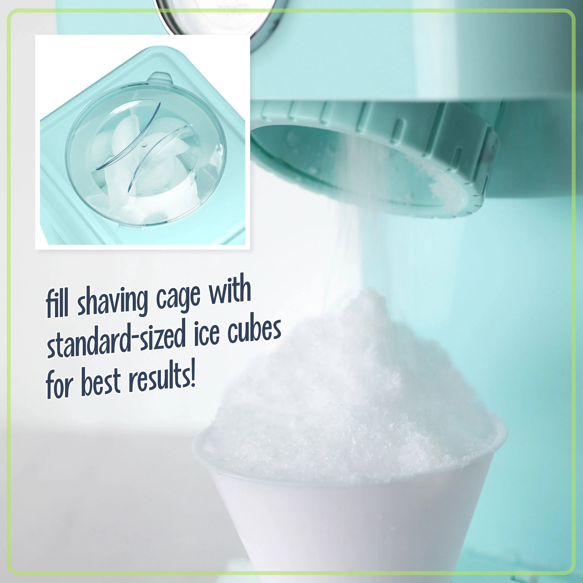 Single Countertop Snow Cone Maker W4053
