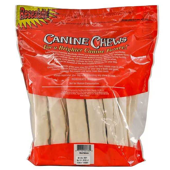 All-Natural Beef Hide Chews W8475