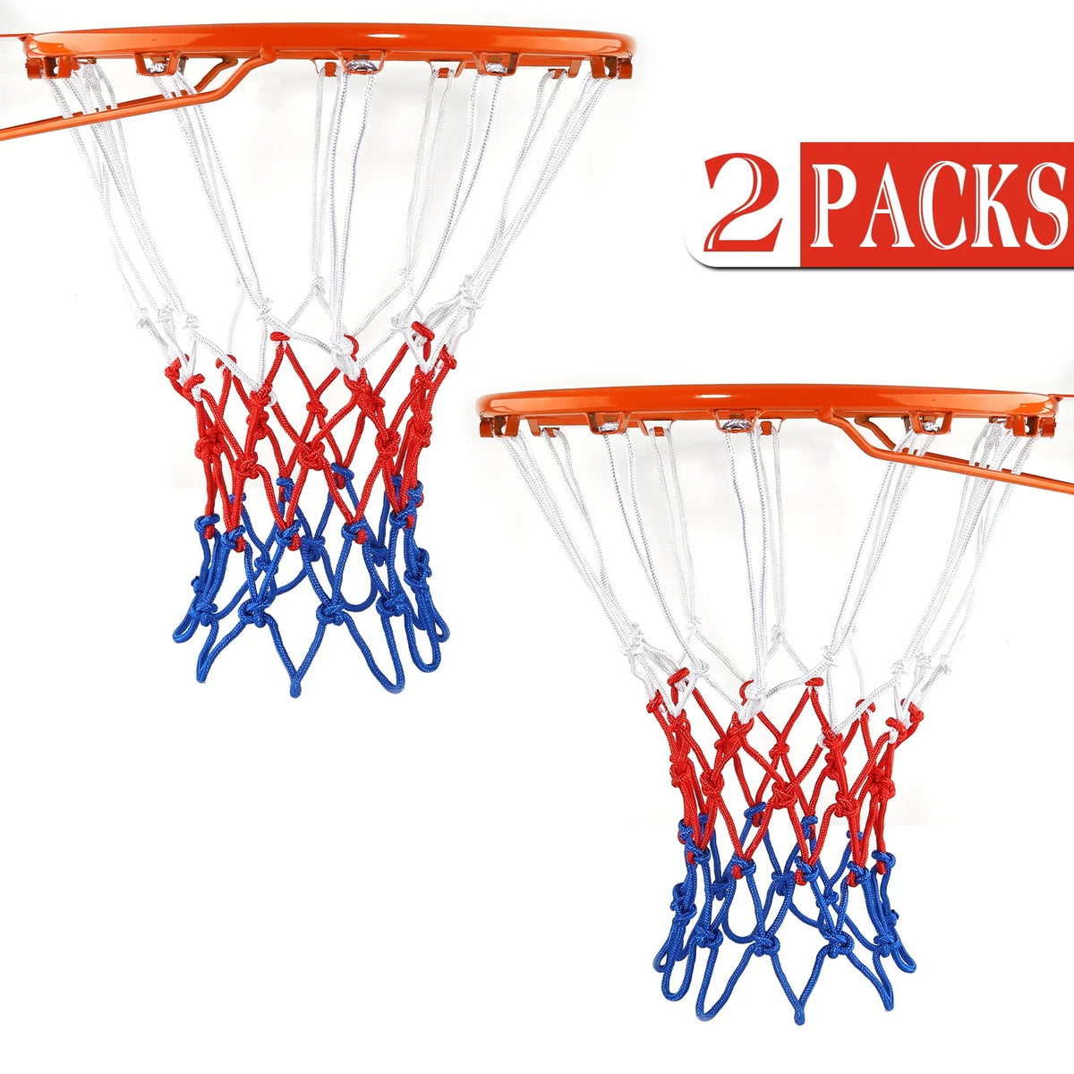 2 Pack Basketball Net Replacement 12 Loops P356568