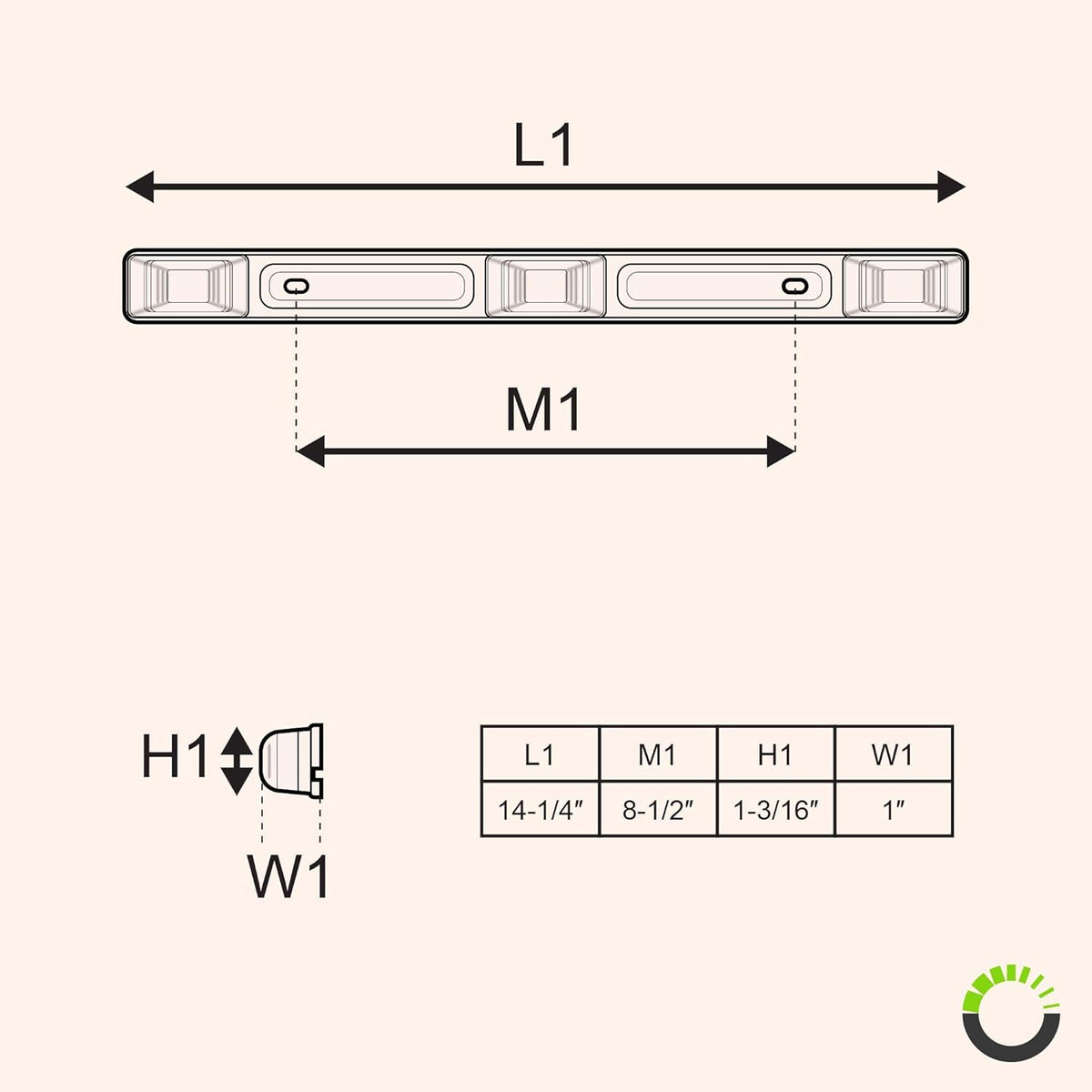 9 LED Red Trailer Tail Light Bar F49587