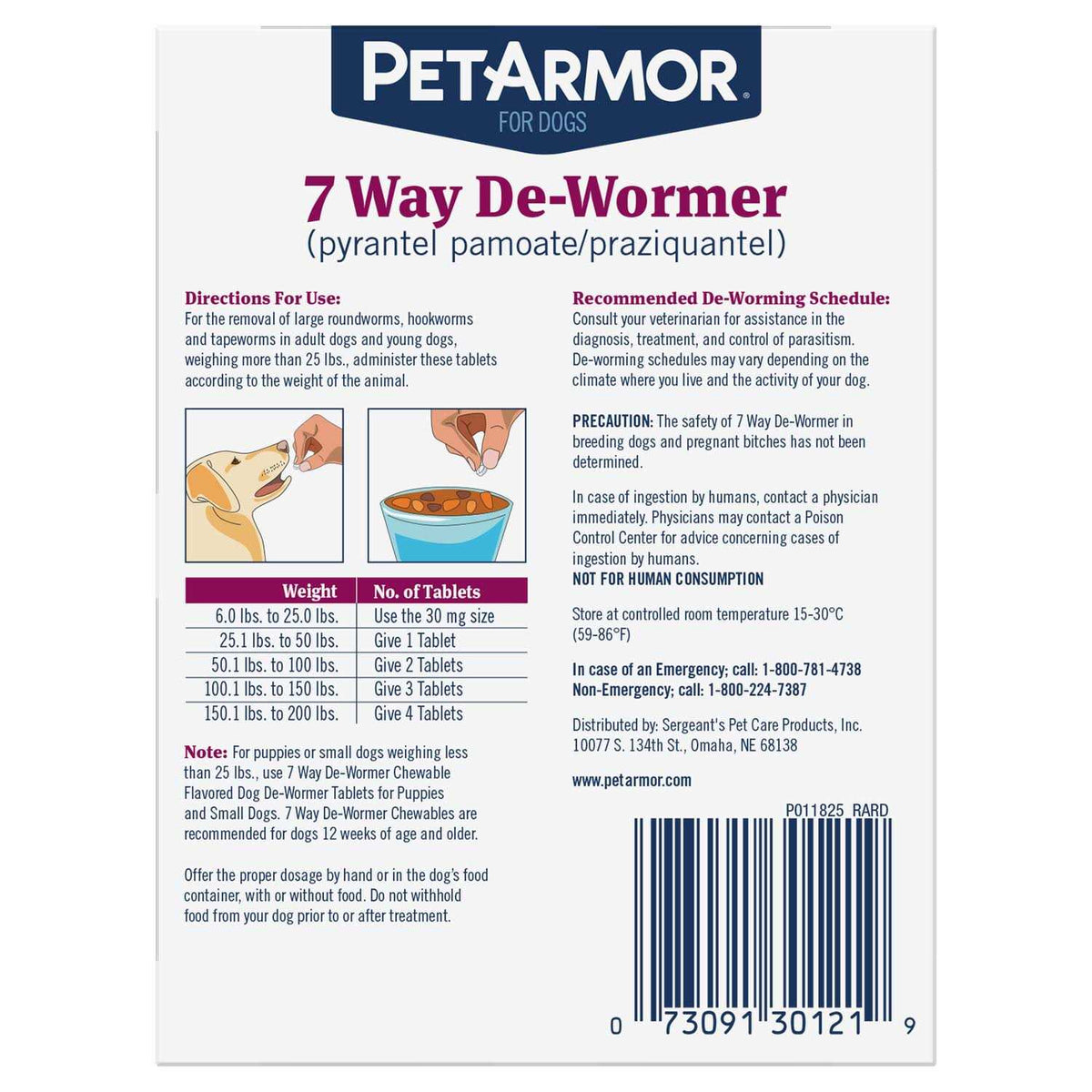 7 Way De Wormer Dogs L2143