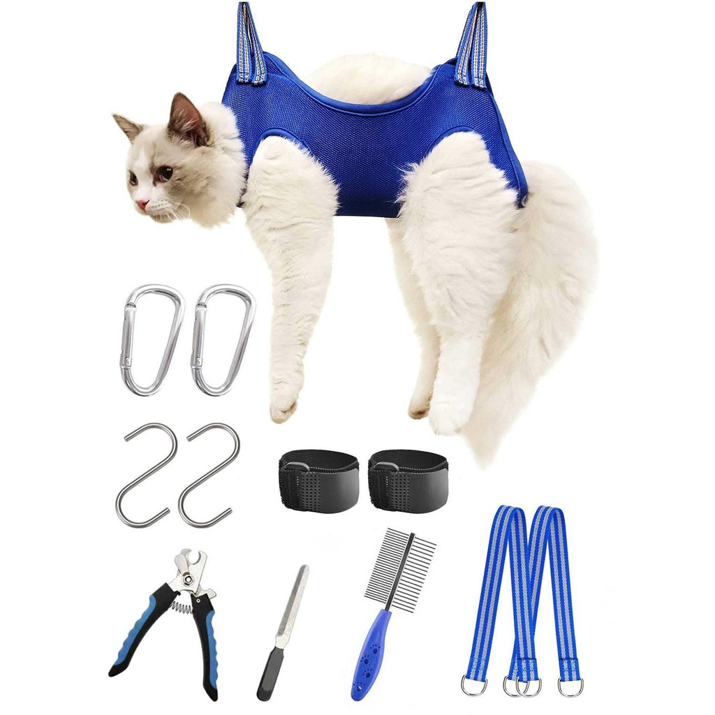 10 in 1 Pet Grooming Hammock Harness with Nail Clippers A1786