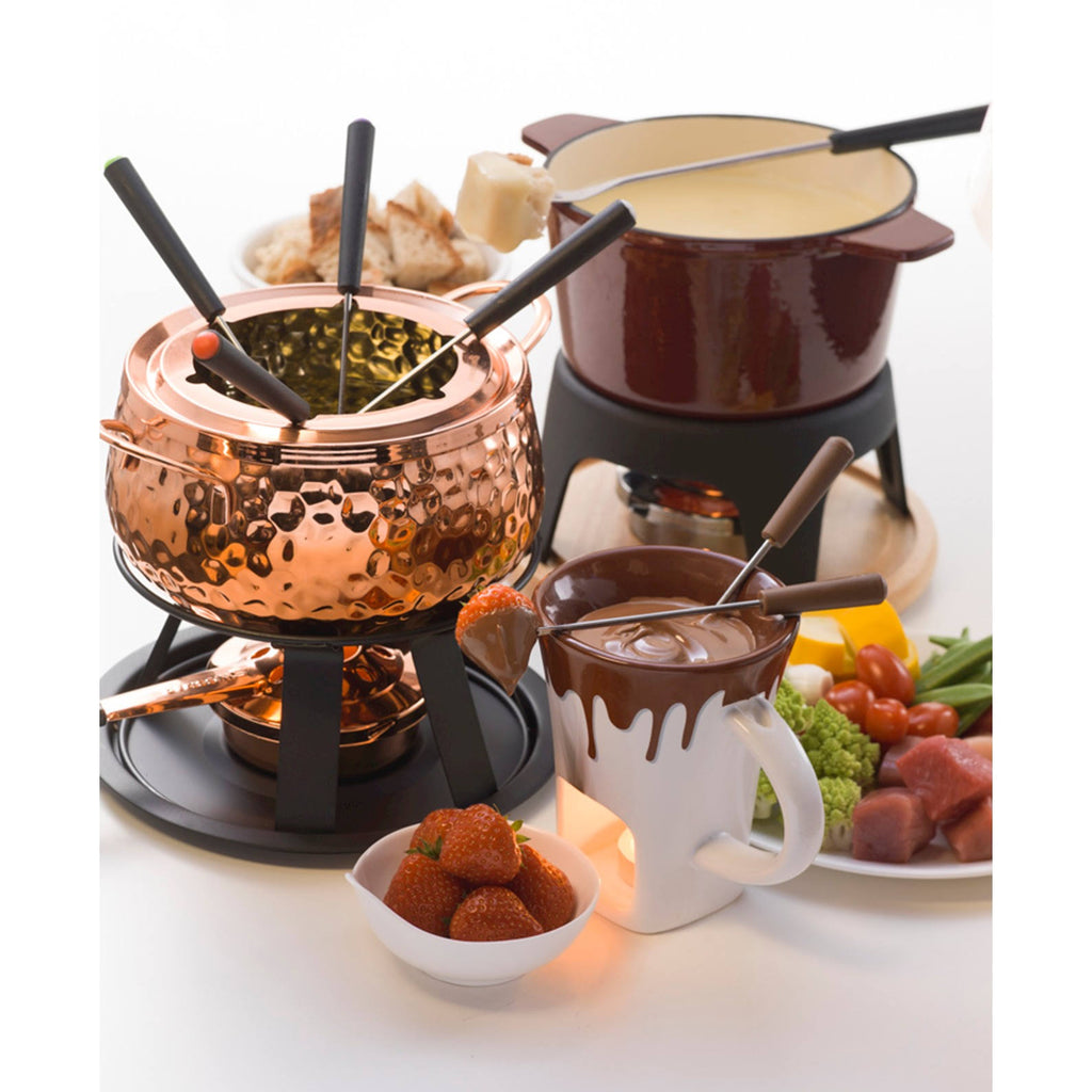 11 Piece Cast Iron Fondue Set F656803