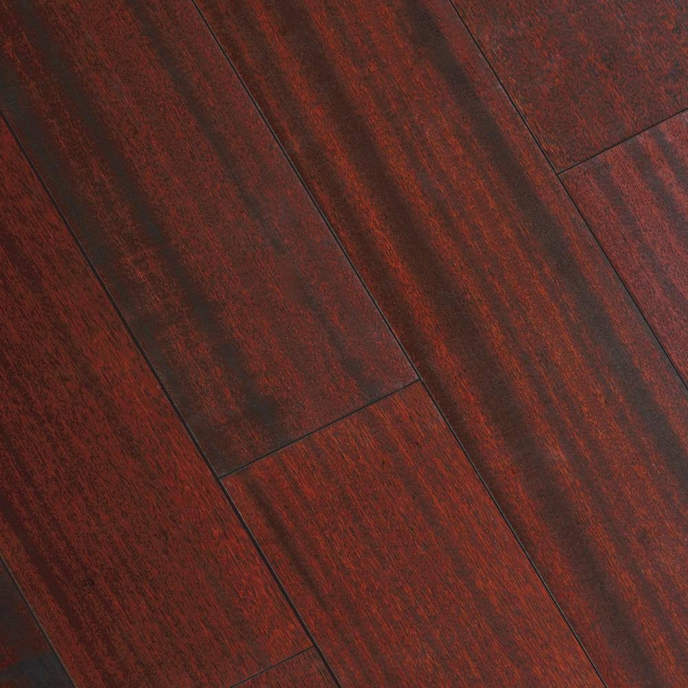 Matte Mahogany Click Lock Hardwood Flooring G92405