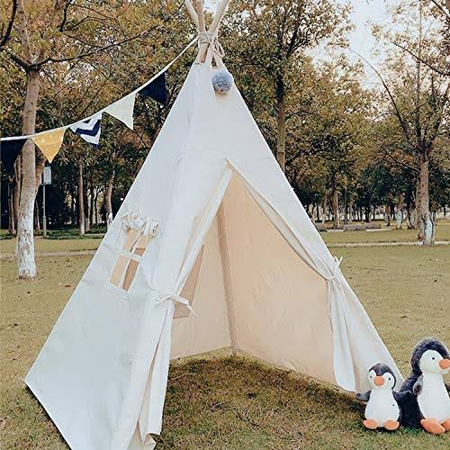Cotton Canvas Foldable Teepee Tent C386639