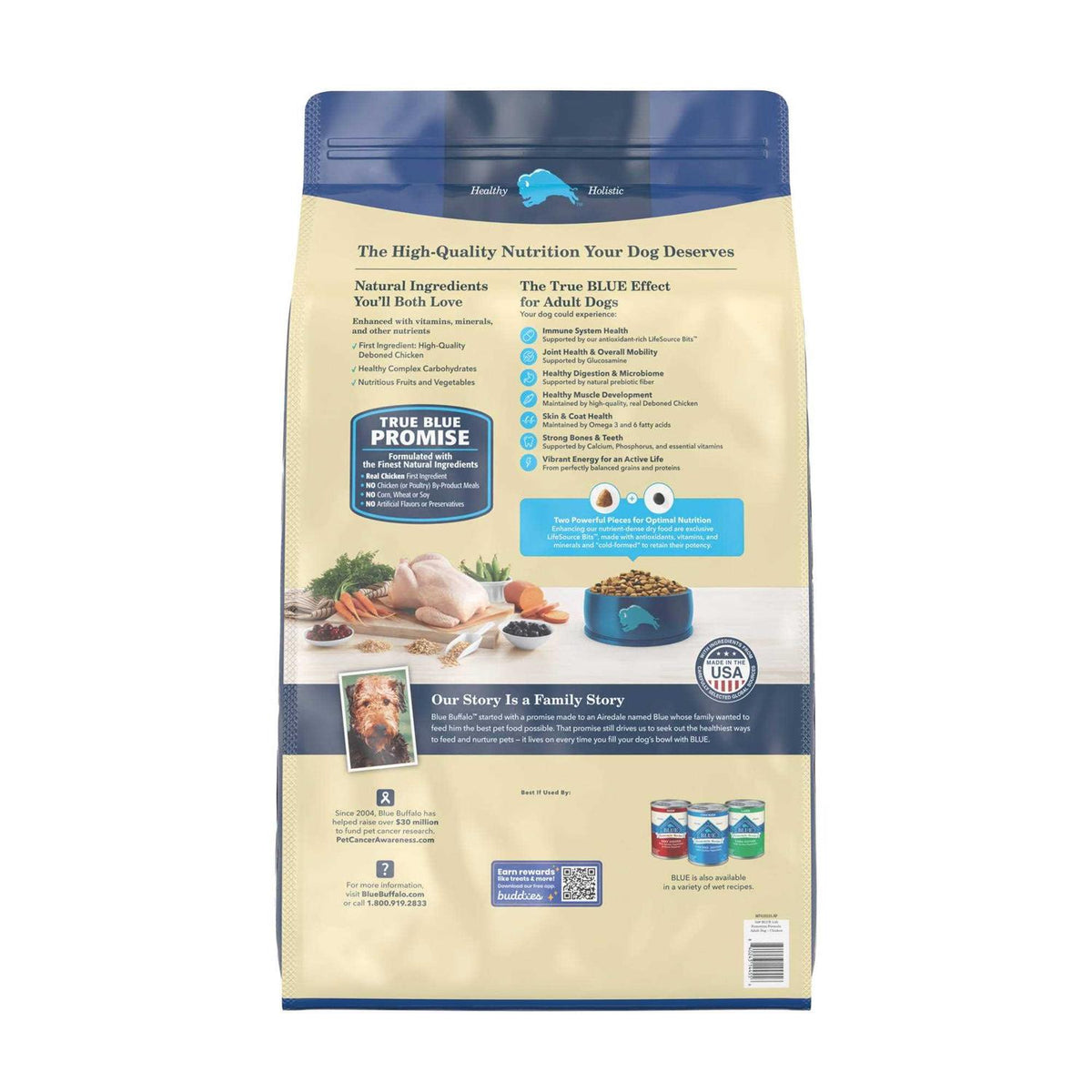 Natural Adult Dry Dog Food Chicken and Brown Rice U1995