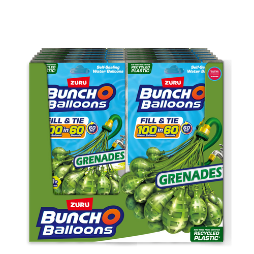 100 Rapid-Filling Self-Sealing Water Balloons 3 Pack P54524
