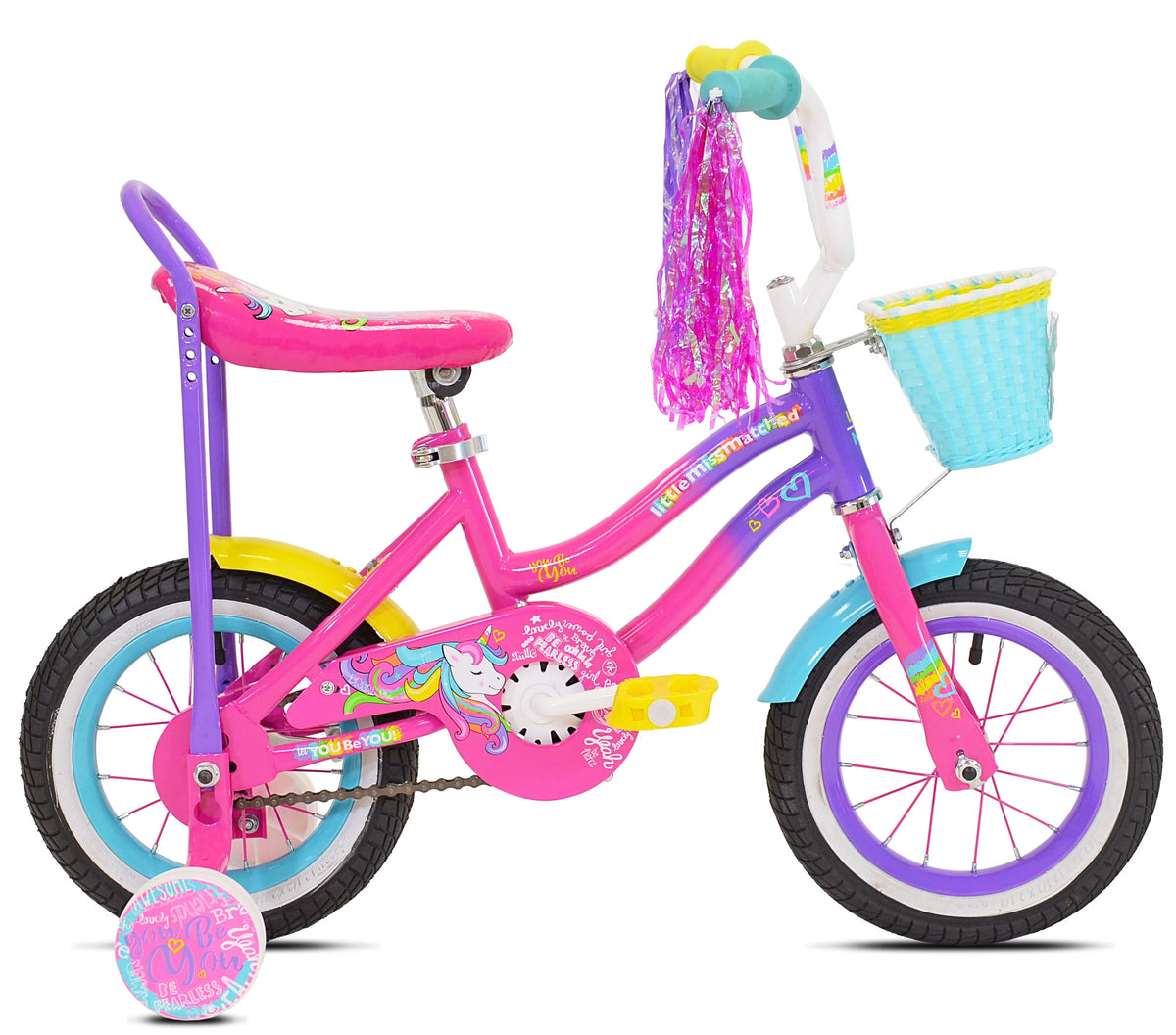 Girl's 12 in. Pink and Purple Bicycle P1120