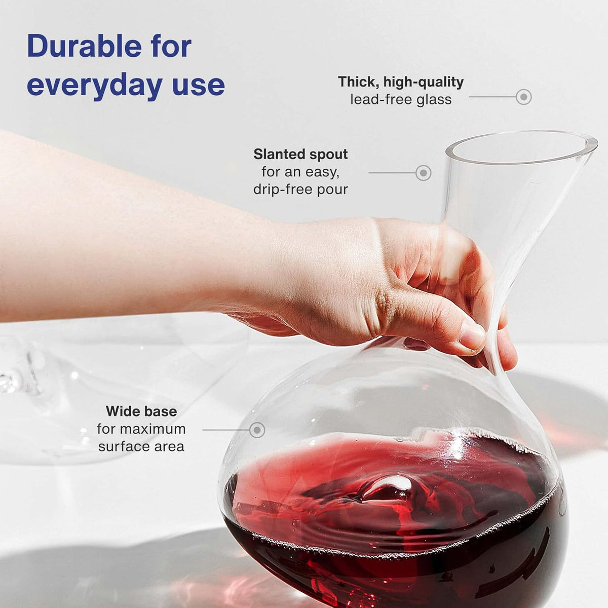 Wine Decanter 44 oz Capacity Pack of 2 G5754