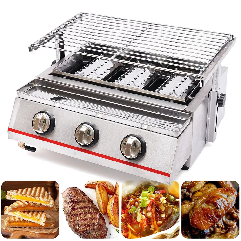 Portable Smokeless Gas Grill T402