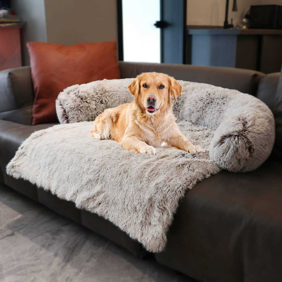 Waterproof Plush Dog Bed C723031