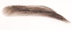 Fake Eyebrows Human Hair Stick on Brownish Black R17048