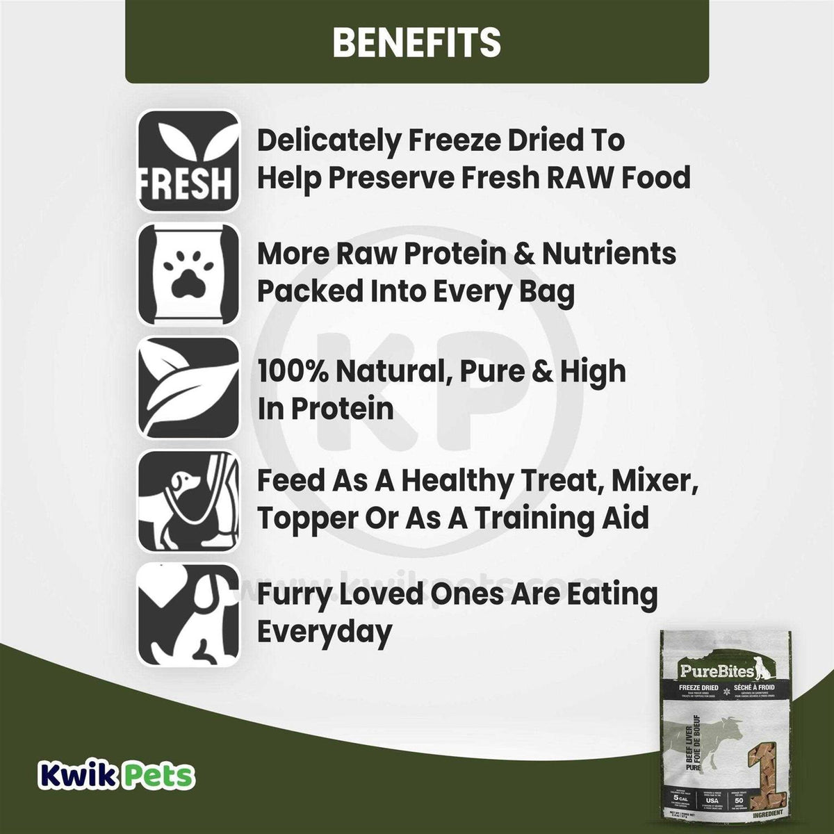 Beef Liver Freeze Dried Dog Treats F777317