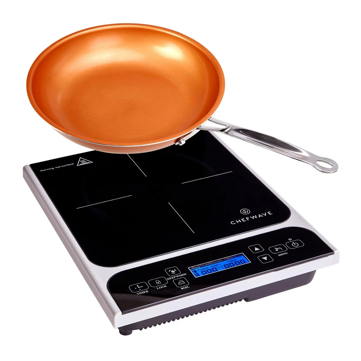 1800W Portable Induction Cooktop with Fry Pan D132