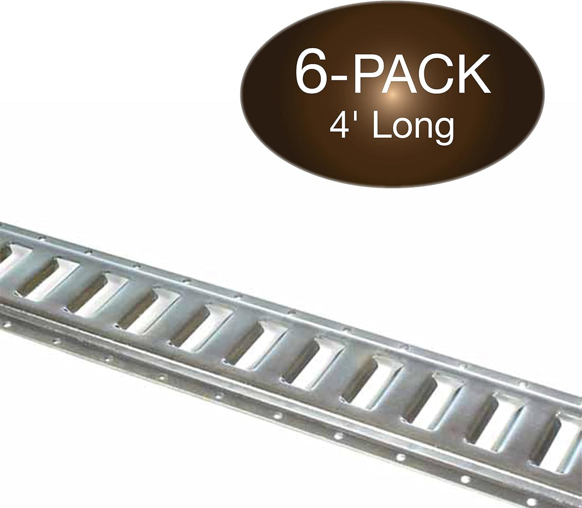 4-ft Galvanized Steel E Track Tie-Down Rail O9720