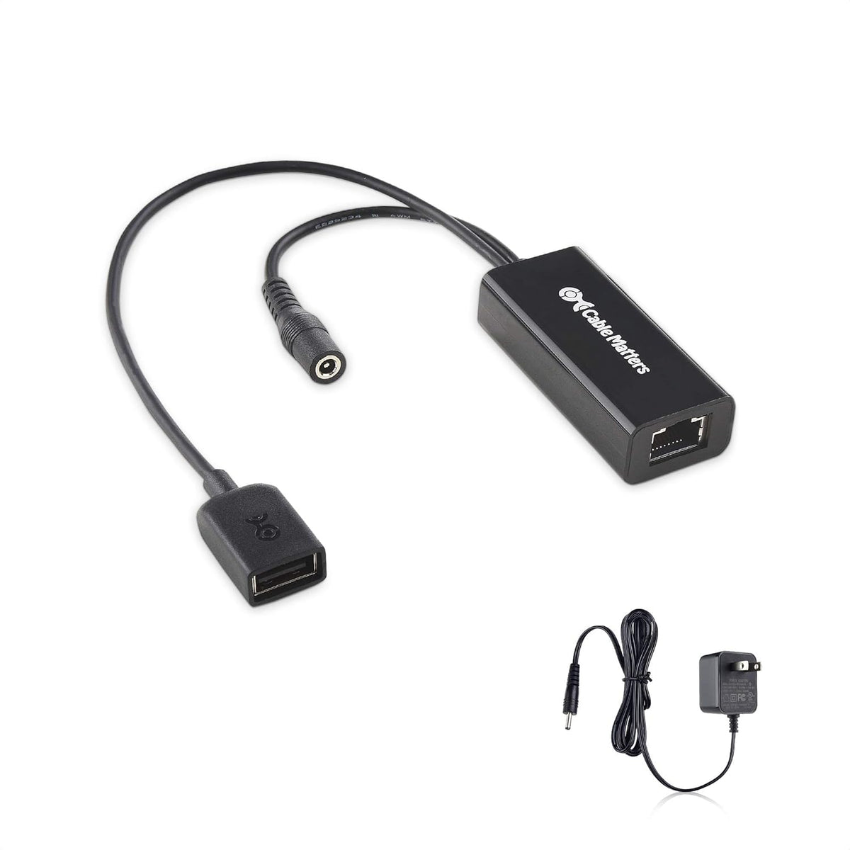 USB Over Ethernet Extender with Power Adapter V3602