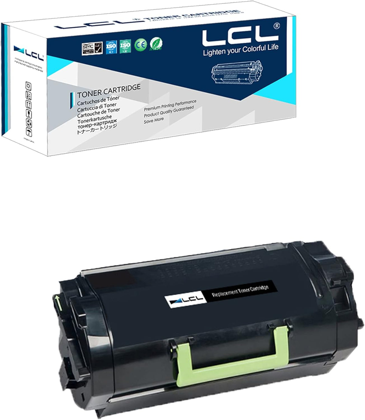 Compatible Toner Cartridge Replacement 1-Pack Black I427854