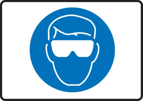 Safety Glasses Sign G656287