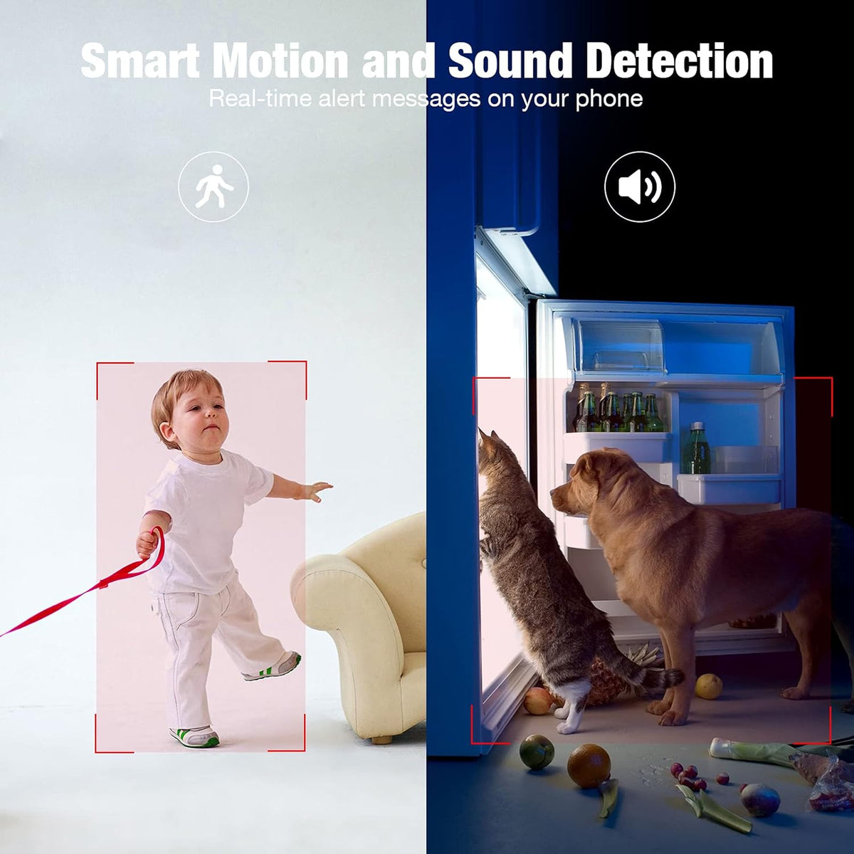 1080P Indoor Security Camera with 2-Way Audio Night Vision G3932