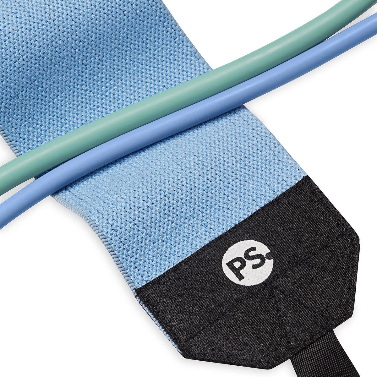 Resistance Tube Kit with Fabric Squat Belt, Blue/Purple W17127