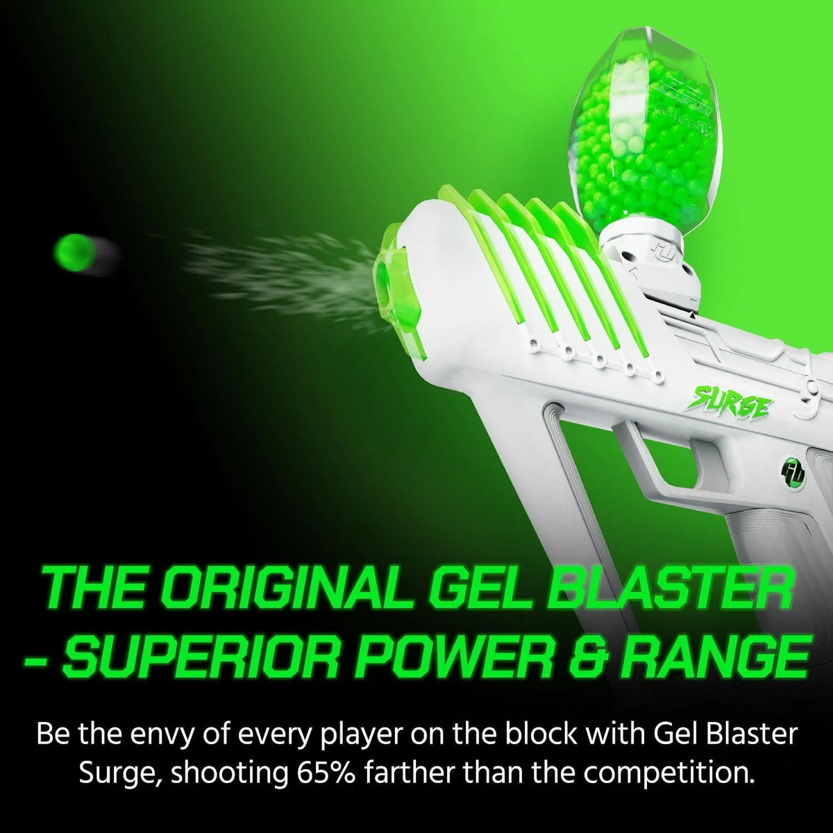 Electric Green Gel Blaster with Gellet Pack L946