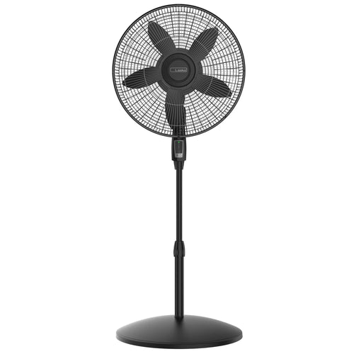 18 4-Speed Pedestal Fan with Remote, Black V597
