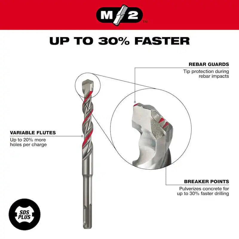 1/2 in. x 18 in. SDS-PLUS Carbide Drill Bit O8413