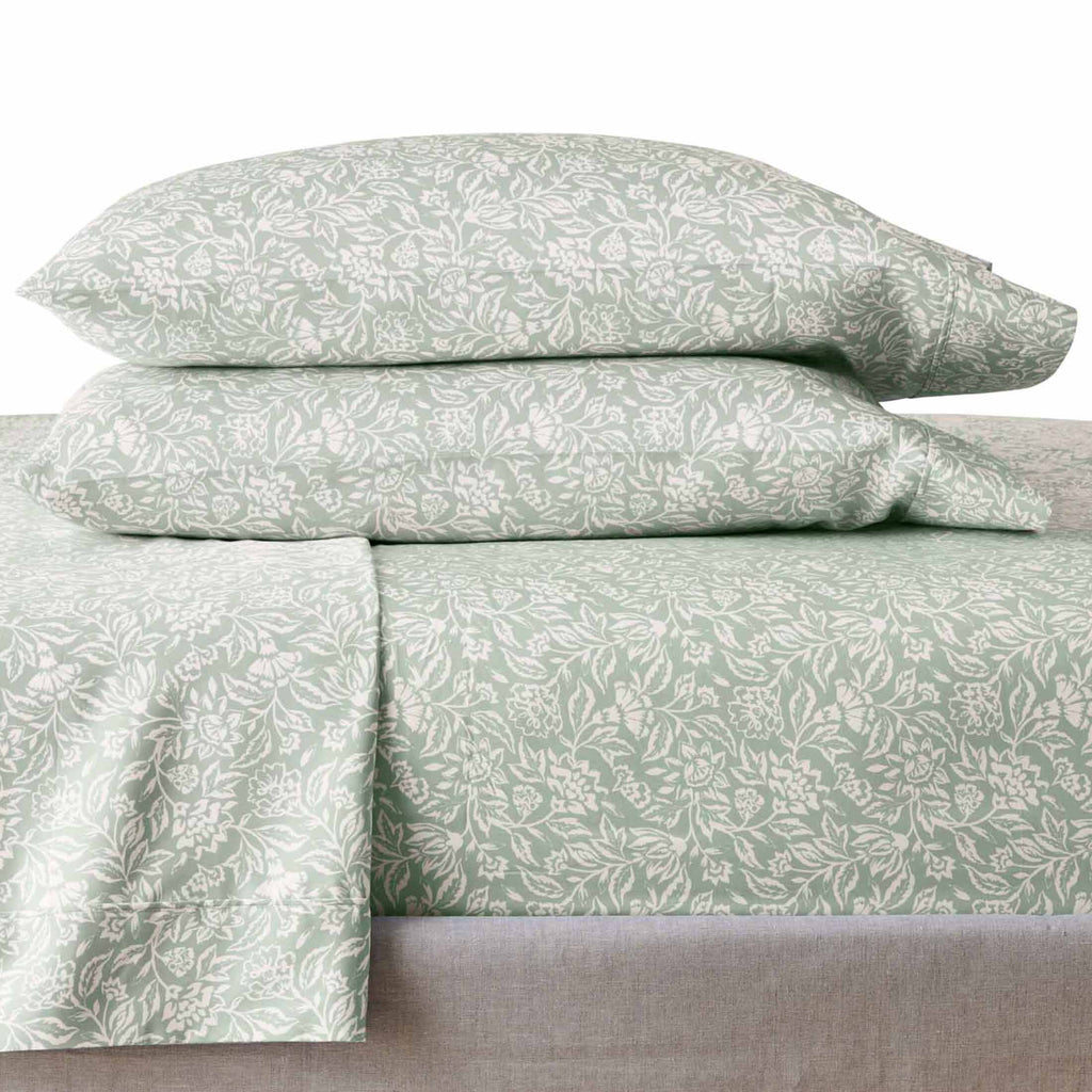 100% Cotton Sateen 300 Thread Count Queen Sheet Set D414357