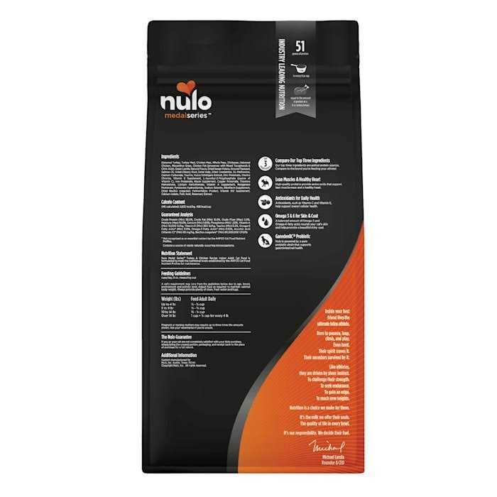 Grain Free Turkey & Chicken Dry Cat Food M111