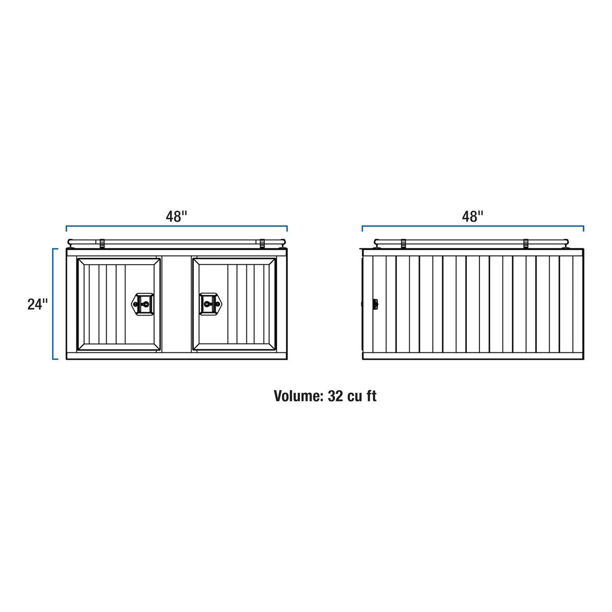 Double-Door Dog Box E28068