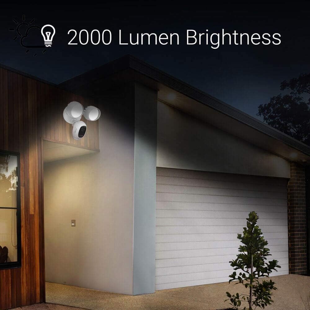 Floodlight Security Camera WiFi 1080P Weatherproof D55249