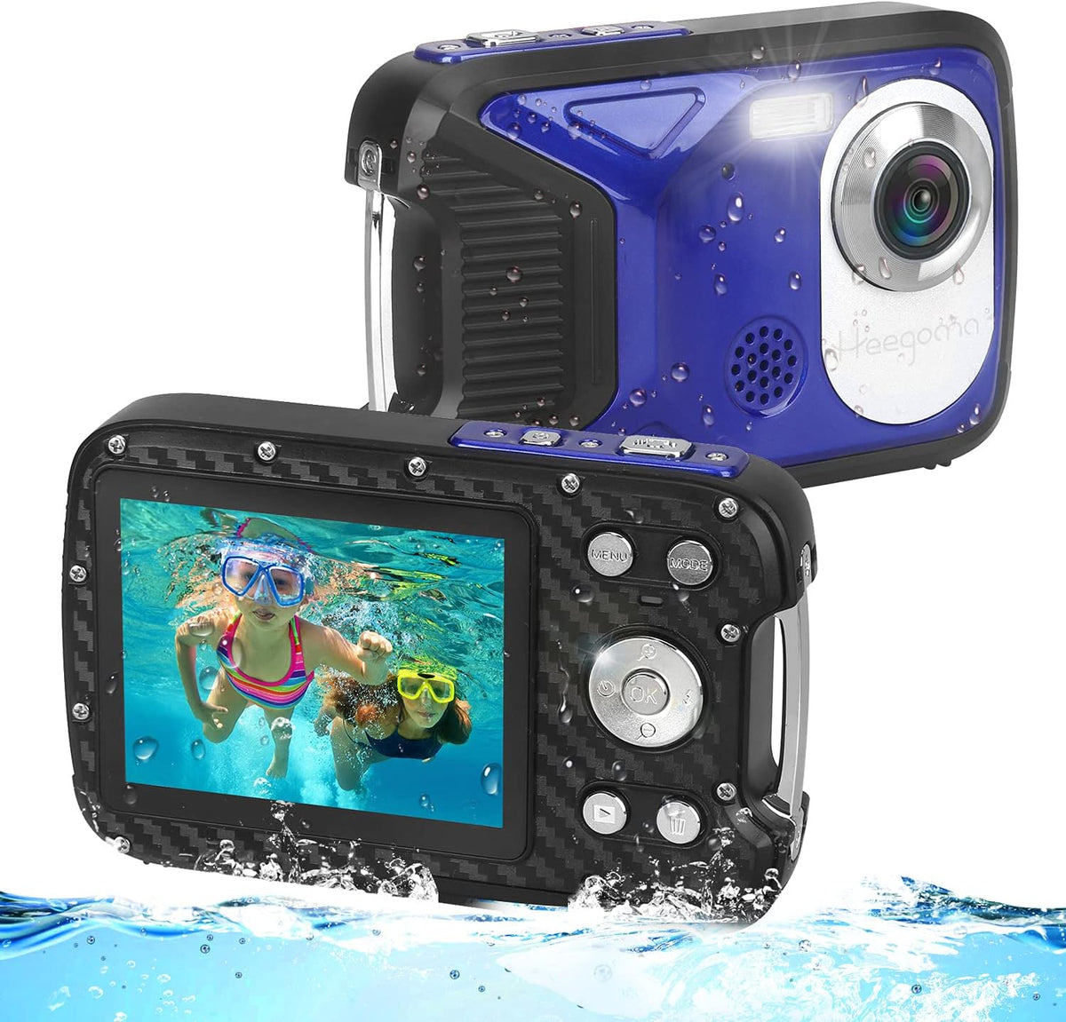 Waterproof 1080P 16MP Digital Camera with 8X Zoom S323758