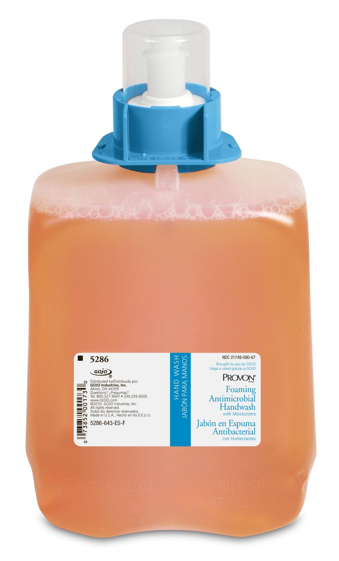 Foaming Antimicrobial Handwash 2000 mL 2/Case T75215