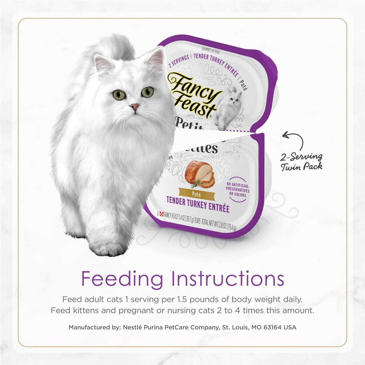 Tender Turkey Pate Wet Cat Food U93235